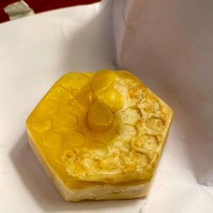 Homemade honey and oatmeal soap